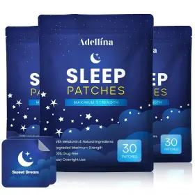 Adellina 809949460683 Wellness Patches For Adults All-natural Skin-friendly Adhesive