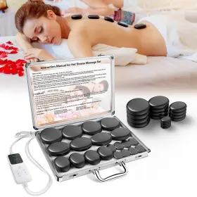 AN1-20 AICNLY Stones Massage Set Temperature Basalt