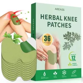 785039967110 AKEASS Knee Patches Adhesive Heat Relief Extract