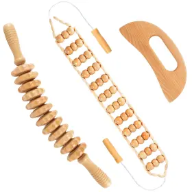 YZ001 APIFRSUAK Wood Therapy Massage Tools Maderoterapia Kit