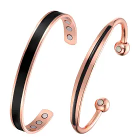 Biomag B0cflcygg2 2pcs Copper Bracelets For Women Men 99.9 Pure Magnetic Bracelet