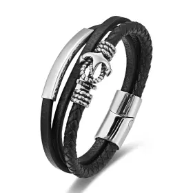 193499470529 BIYONGDE Mens Braided Sailor Bracelet Steel