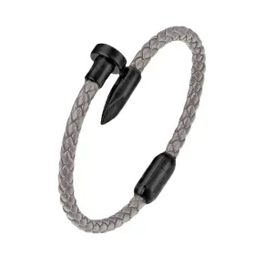 193499472578 BIYONGDE Mens Braided Bracelet Steel Nail