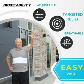 10W0501UM BRACEABILITY Rib Brace Cracked Mens Male #3
