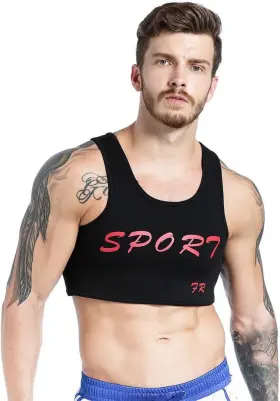 GBX066 FITNESS Iyunyi Mens Brace Vest Chest Strap Gear