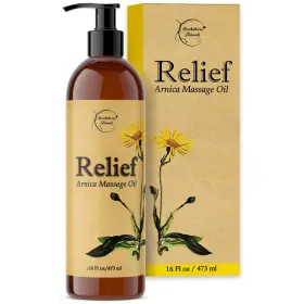 16OZ BROOKETHORNE NATURALS Relief Arnica Massage Oil Therapy