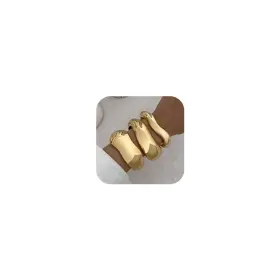 234091 BUYITO Chunky Bracelets Women Trendy Stack Statement