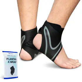 B19-XL CARESOLE Plantar Wrap Compression Ankle Men Women