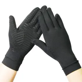 610521990379 CARLINE Arthritis Copper Compression Gloves