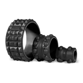 Chirp W-xr-1064-bk-d Wheel Xr 3p Massage Roller Set - 10 Inch Acupressure 6 Knot-knea