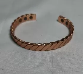 3QR323 CHMO Copper Magnet Holistic Pain Relief Cuff Bracelet