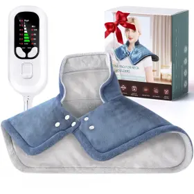 Sn-sq CHOSEEK Heating Pad Neck Shoulders Fo