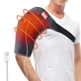 788934841196 COMFHEAT Heated Wrap Usb Heating Pads Pain Uppe