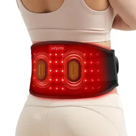 Comfytemp 850066942383 Cordless Red Light Therapy Massage Belt With Vibration For Back We