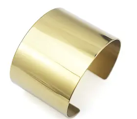 Cuffbangle-p COUYA Steel Cuff Bangle Bracelet Women Lady