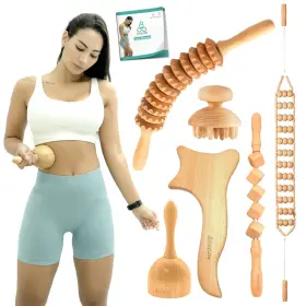 Cl-wood COZLOW Therapy Massage Tools Maderoterapia Kit