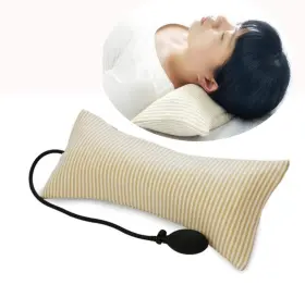 HOME012-BROWN CTHOPER Inflatable Pillow Cushions Neck Head