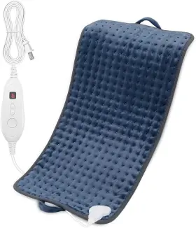 JRD-1224DB-T DAILYLIFE Heating Pad Electric Handles Purp