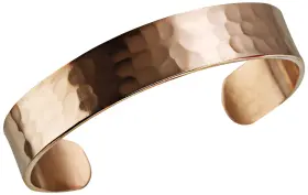 681925095863 DEMMEX Hammered Copper Bracelet Men Women Pure