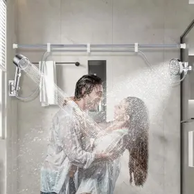 US-DV-SH01-BK DEVA FRONSA Dual Shower Head Couples Double