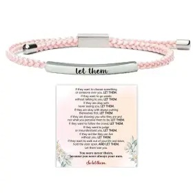 SL001 DIVAGLAMZ Let Tube Bracelet Women Worth Motivation