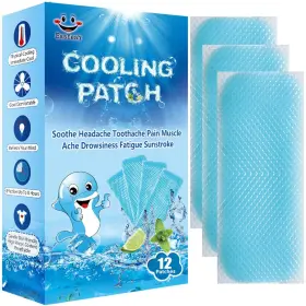 EY12HI EASYEAH Sheets Cooling Patches Fever Discomfort Pain