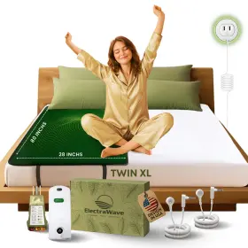 765464178008 ELECTRAWAVE Grounding Mattress Cover Pad Earth