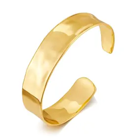 SZ21908A ENSKEFEN Hammered Cuff Bracelets Women Irregular
