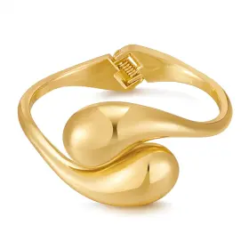 SZ21947A ENSKEFEN Chunky Bangle Bracelets Women Trendy Hinged