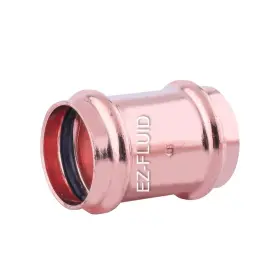 724049291181 EZ-FLUID Plumbing Copper Press Coupling Propress