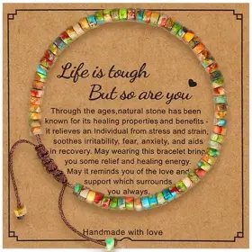 SS03 FANGOOL Healing Bracelets Women Inspirational Natural