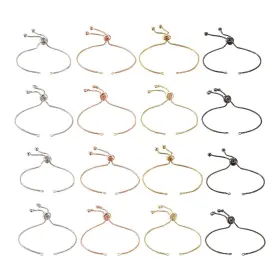 KK-TA0007-84-RS-BIYUN FASHEWELRY Slider Bracelet Ball Ends
