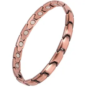 B0814HK7QC FERACO Copper Magnetic Bracelet Women Pure Solid
