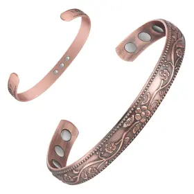 B0BHLWWVBN FERACO Pure Copper Magnetic Bracelet Women Ultra