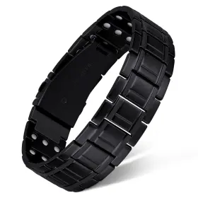 B0BN59ZGRD FERACO Mens Magnetic Bracelet Titanium Steel Ultra