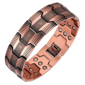 B0BPX1RJWJ FERACO Copper Magnetic Bracelet Men Neodymium