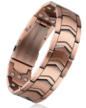 B0DY1LK3KD FERACO Copper Magnetic Bracelet Men Pure