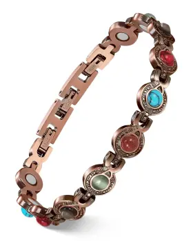 B0DYNS218F FERACO Copper Magnetic Bracelet Women Ultra