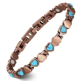 B0F63CPP2Z FERACO Women Pure Copper Magnetic Bracelet Gauss