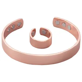 17FSSB049 FOX VALLEY TRADERS Copper Ring Bracelet Set