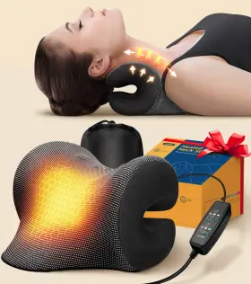 FDES115 GADOLE Pain Relief Magnetic Therapy Heated Neck Hea