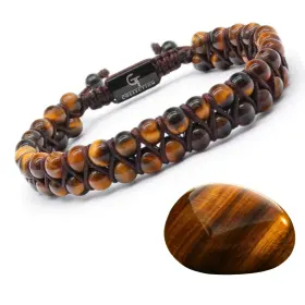 830076640483 GT COLLECTION Onyx Bracelet Men Double Beaded