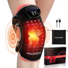 K508 HALIDODO Light Therapy Vibration Massage Knee Brace