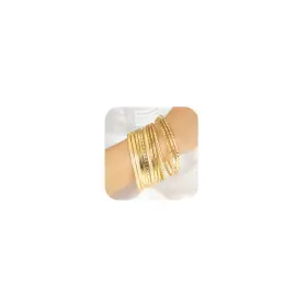 666-323-BRA-GOLD HARRY AND HENRY Women Bangles Stackable Boho