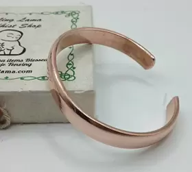 711746894722 HEALING LAMA Forged Pure Copper Bracelet Solid #2
