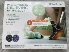 811249031362 HEALTHYLINE Infrared Heated Gemstone Pad Pain