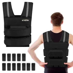 HK-IRON-VEST-24LB-BLACK-01 HENKELION Men Women Weights