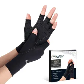 738629502284 HENOTIC Copper Arthritis Gloves Women Men Wicki