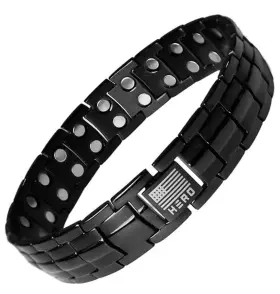 850045367183 HERO COMPANY Titanium Magnetic Therapy Bracelet