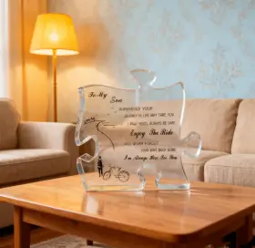 Hesin Ahg-066 Acrylic Plaque Gift For Son Birthday Graduation Gifts From Mom Dad Inspiratio